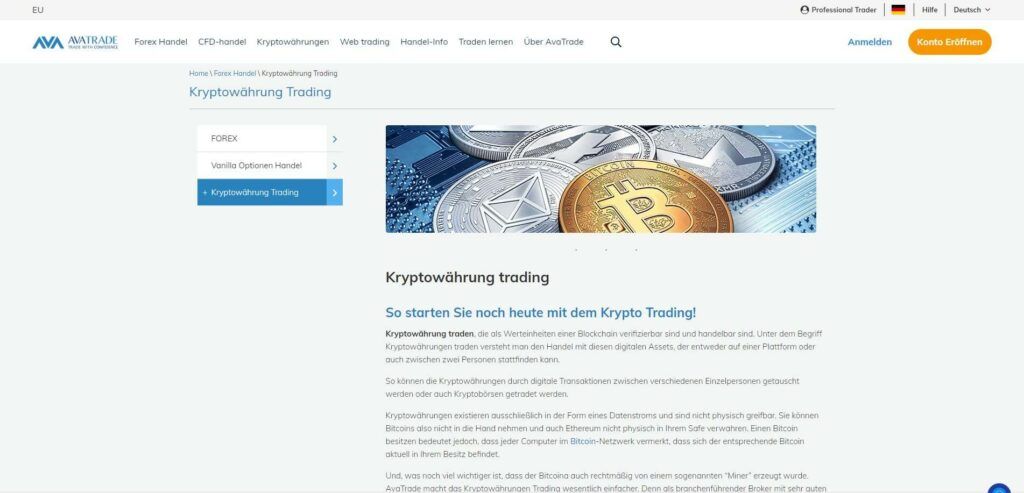 kryptohandel angeboten von avatrade