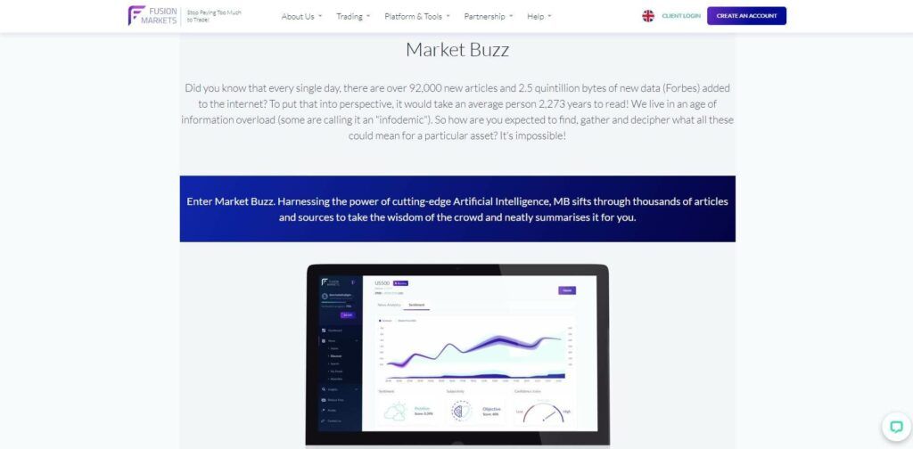 markt buzz von fusion markets
