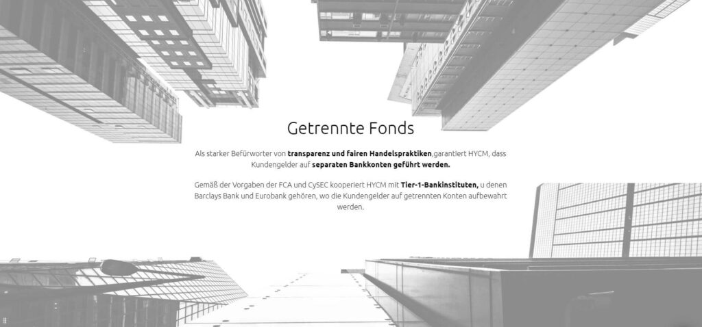 getrennte fonds von hycm