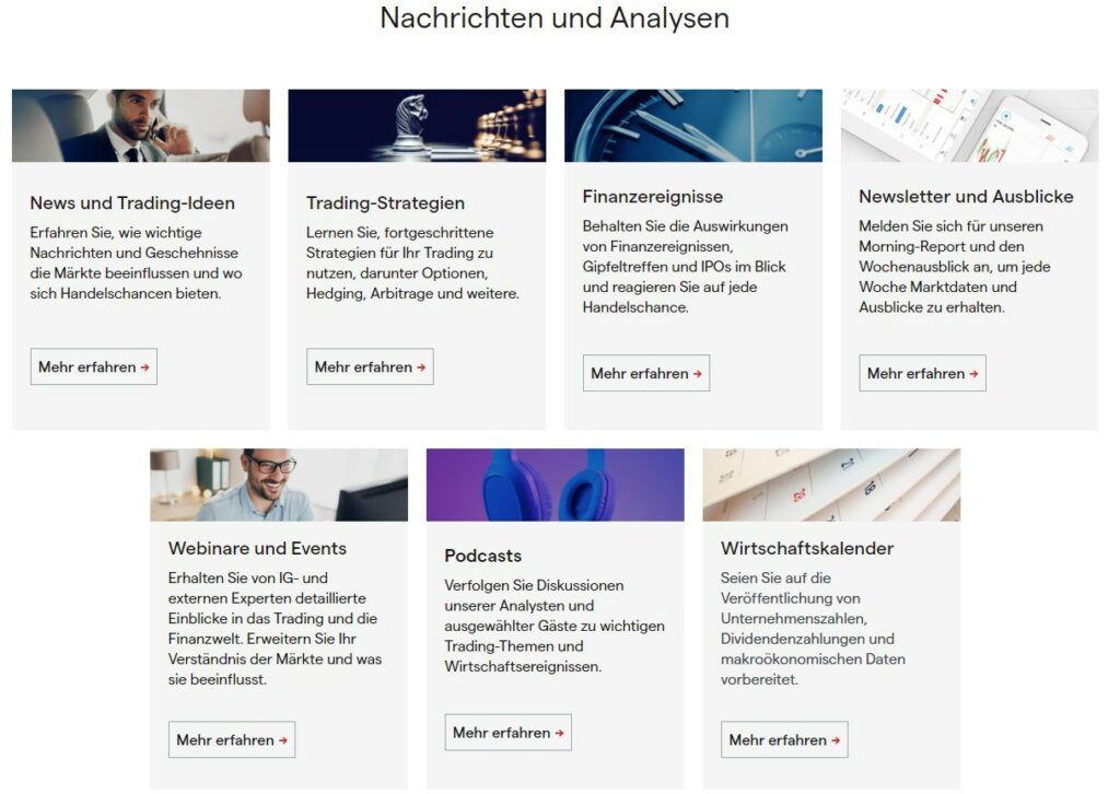 ig markets nachrichten analysen