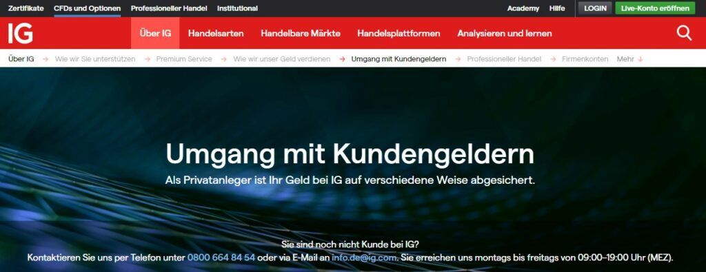Umgang mit Kundengeldern