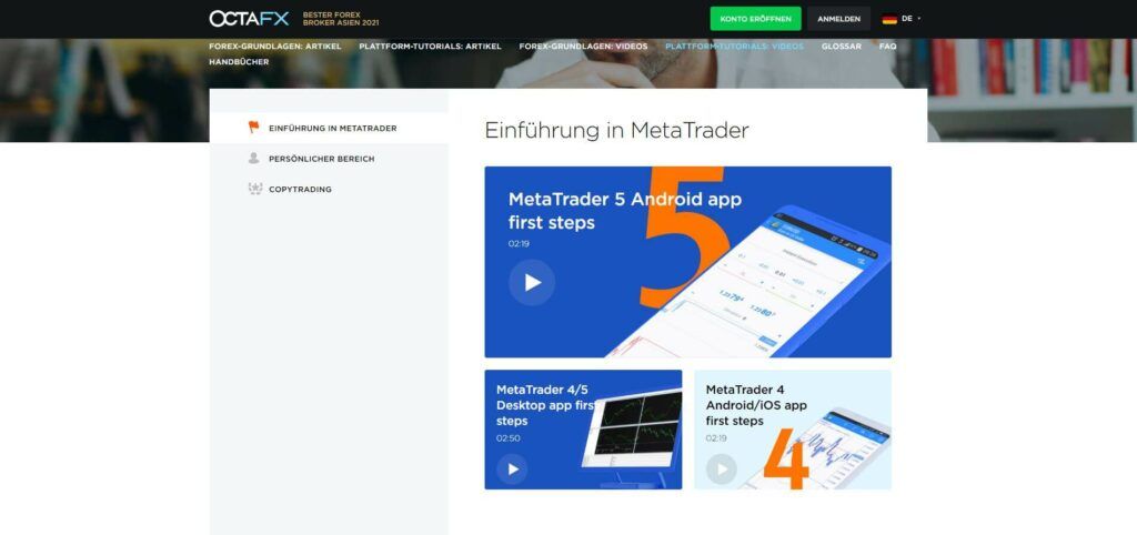 octafx einführung in metatrader