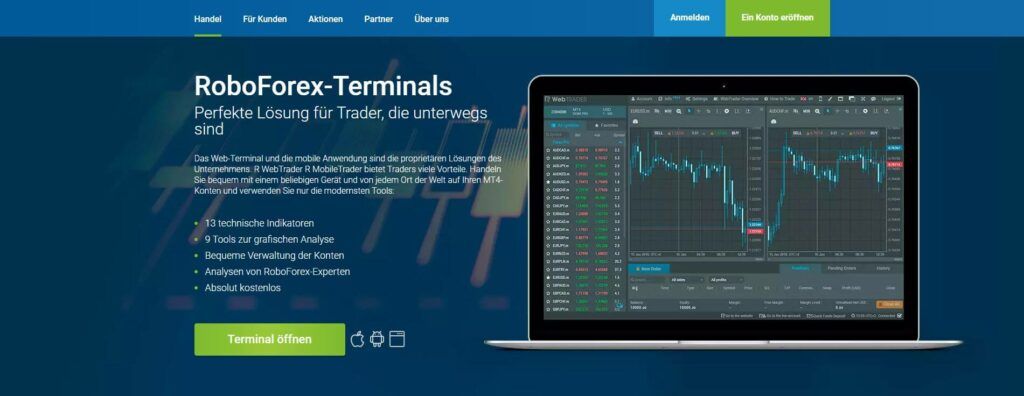 roboforex terminals seite