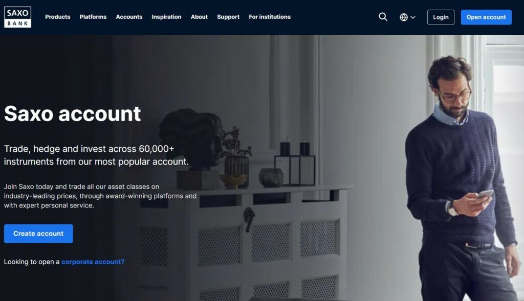 Saxo Bank Handelskonto