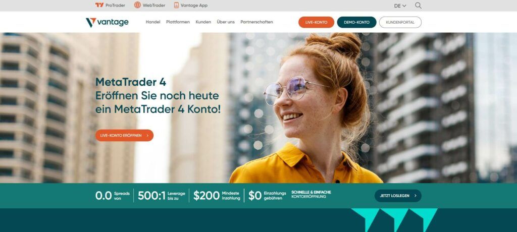 plattform mt4 von vantage