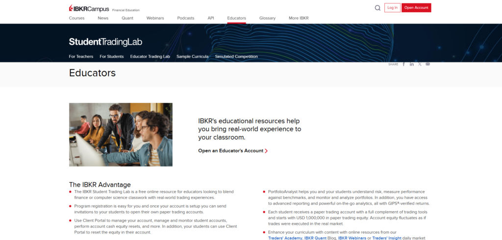 Interactive brokers student lab DE