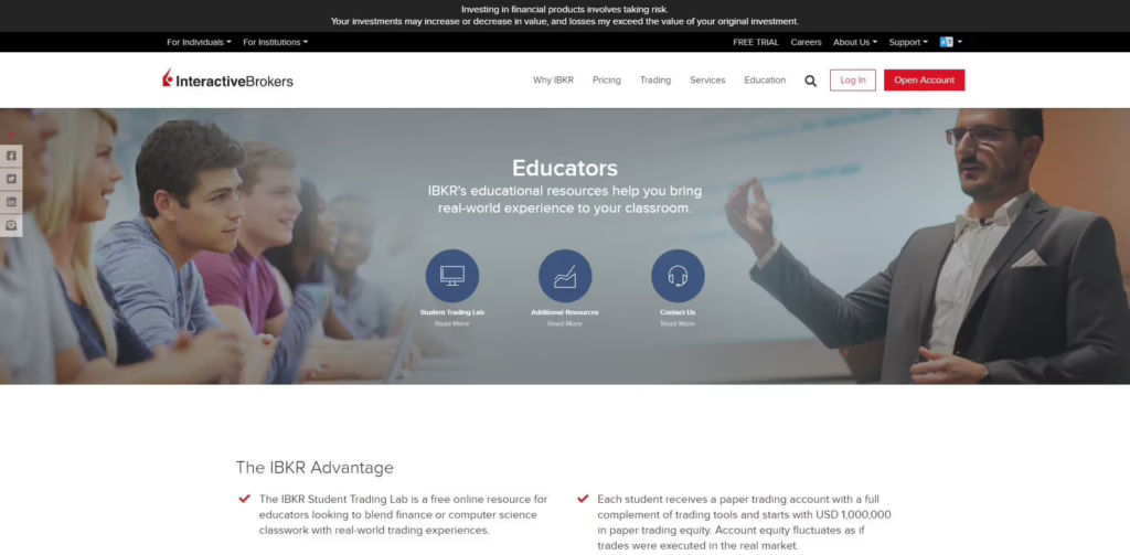 interactive brokers students lab